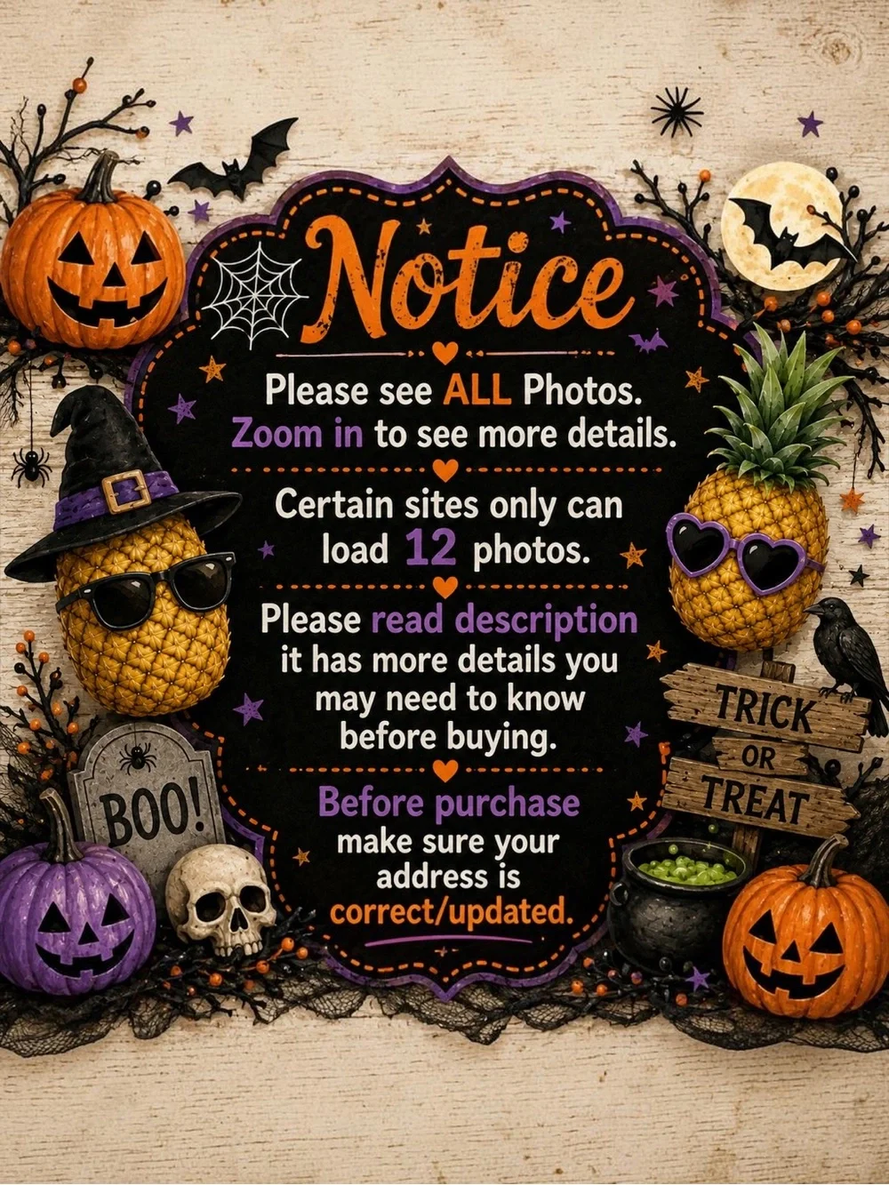 Halloween Hand Towels Set 2 Cat Pumpkin Spider Bats RIP Graveyard Decor 10x16